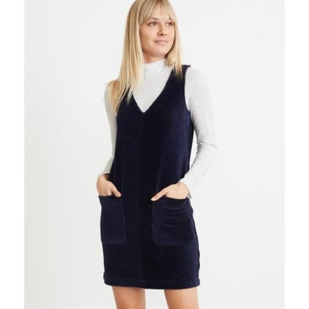 Marine Layer Leighton Dress In Navy Blazer